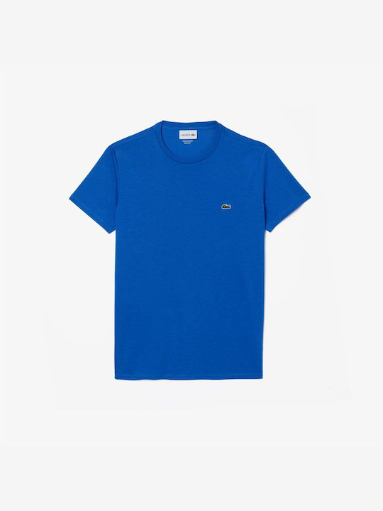 Lacoste Men's Short Sleeve Blouse Blue