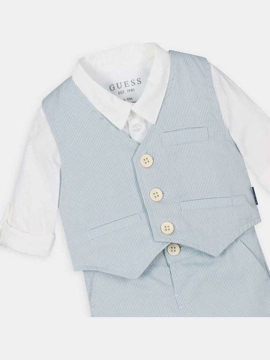 Kinder-Set mit Shorts Sommer 3Stück Light Blue