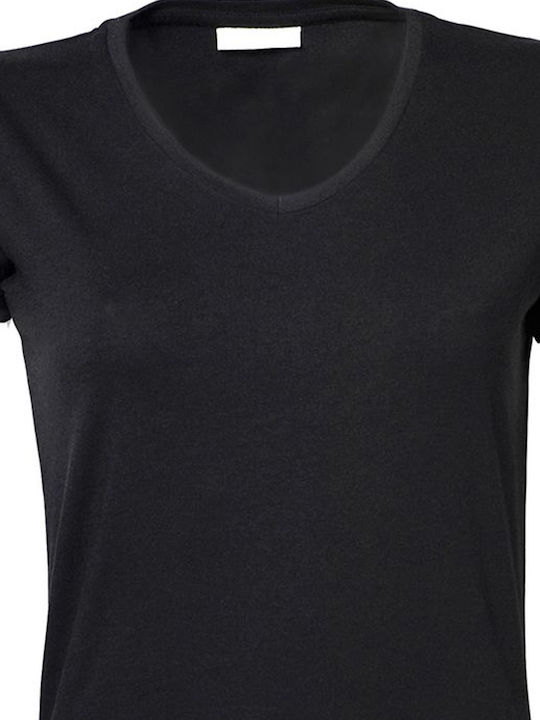 Damen Stretch Tee Extra Long Tee Jays 455 Schwarz