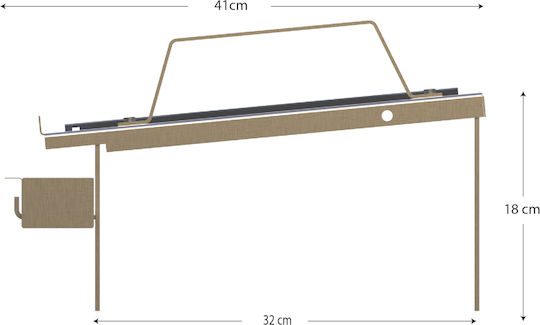 Metalpro Метална Скара за Печене със Стойка 60брx38брсм.