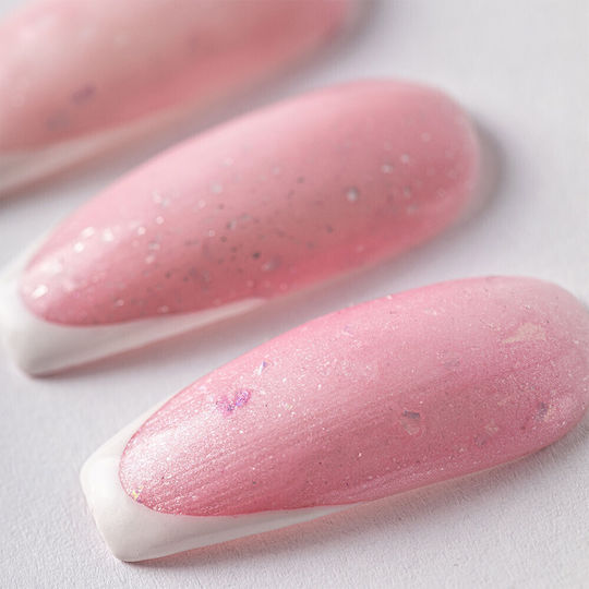 Molly Lac Semi-Permanent Nail Polish 10gr with Glitter 10gr 1pcs
