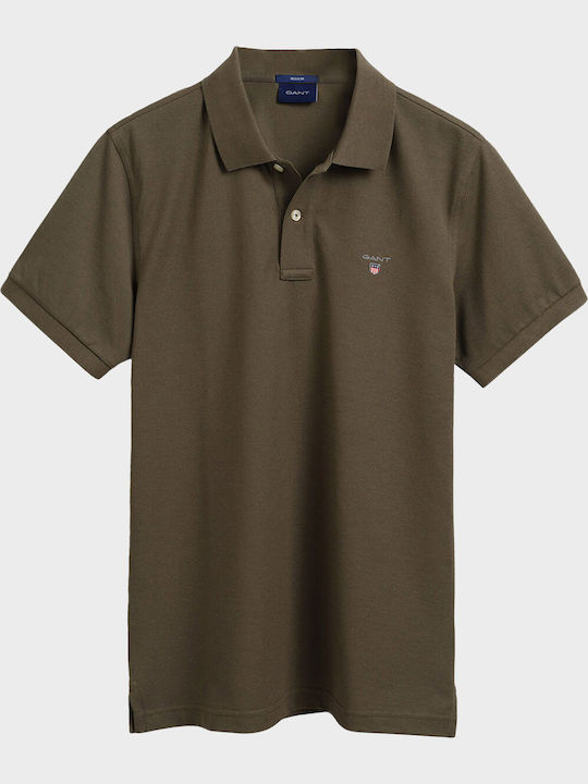 Gant Polo T-Shirt Khaki