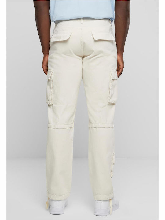 Cargo Elastic Beige Men's Trousers