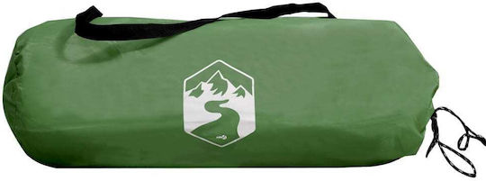 vidaXL Summer Camping Tent Green with Double Cloth for 2 People 193x122x96cm