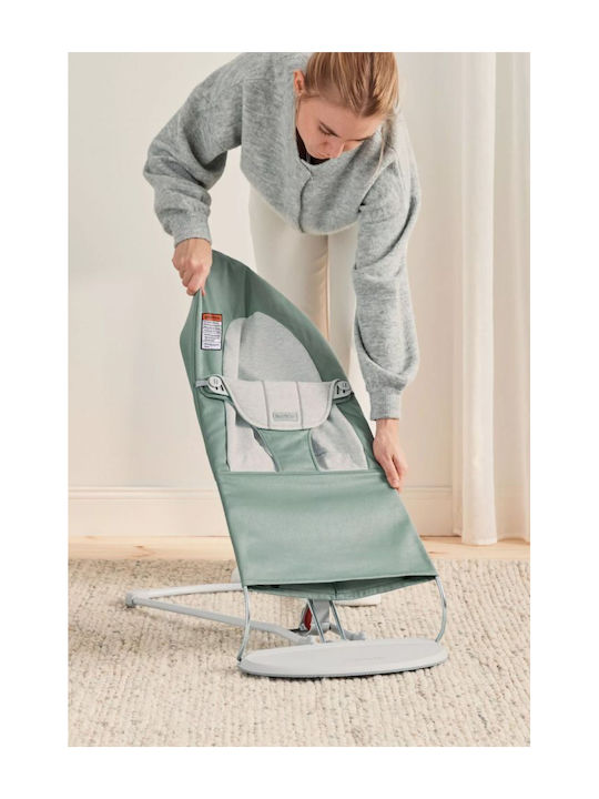 BabyBjorn Manual Baby Relax Balance Soft Light Sage/Grey for Child up to 13kg