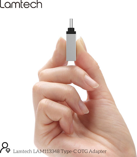 Lamtech Converter USB-C male to USB-A female 1pcs LAM113348