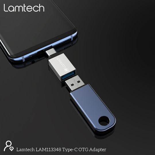 Lamtech Converter USB-C male to USB-A female 1pcs LAM113348