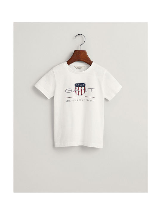 Gant Tricou pentru copii Alb