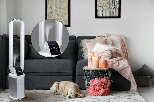 Webber Bladeless Fan 90W with Remote Control White