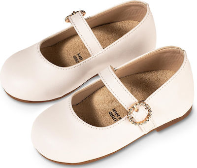 Babywalker White Baptism Leather Pumps