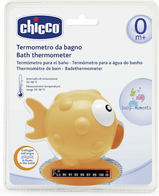 Chicco Analogic Termometru de baie Ψαράκι 32°C până la 38°C Galben