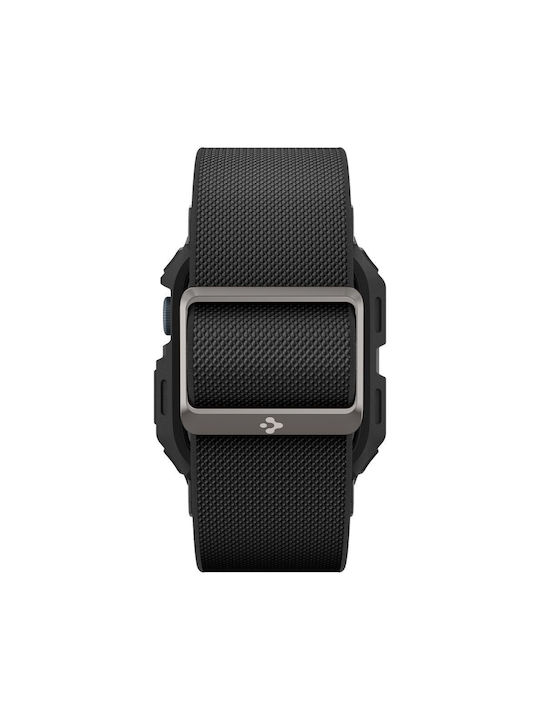 Spigen Lite Fit Pro Unibody Armband Stoff Schwarz (Apple Watch Series 9/8/7/SE/6/5/4 (45/44mm))