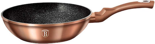 Berlinger Haus Rosegold BH-1512 28cm Wok Aluminiu cu Strat de Piatră