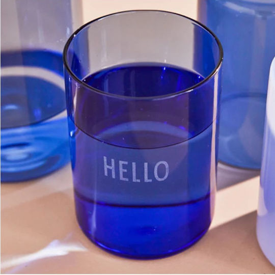 Design Letters Glas Cocktail/Trinken Blau 350ml 10106000BLUEH Design Letters Glas Cocktail/Trinken Blau 350ml 10106000BLUEH