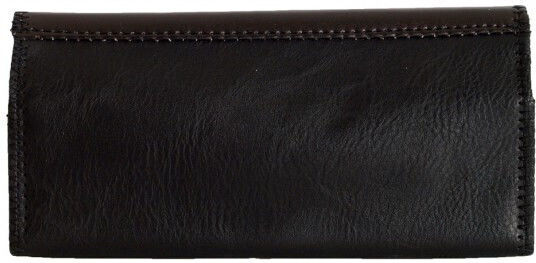 Tfar Lederne Tabaktasche in Rot mit magnetischem Verschluss