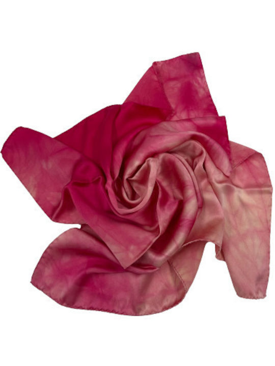 Damen Seiden Schal Rosa