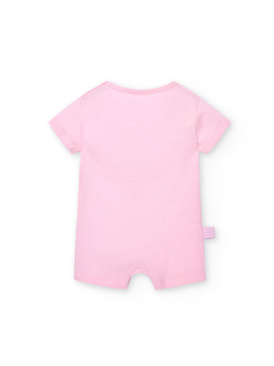 Boboli Set Baby Strampler Kurzärmelig Rose