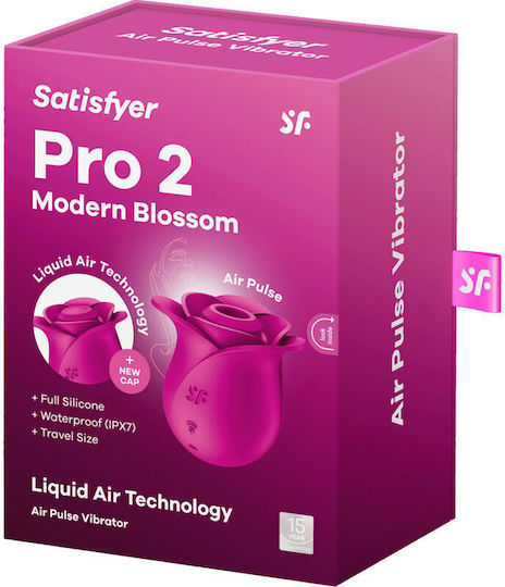 Satisfyer Pro 2 Modern Blossom Αναρροφητής Αιδοίου με Δόνηση Ροζ