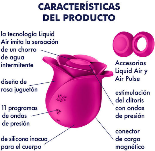Satisfyer Pro 2 Modern Blossom Αναρροφητής Αιδοίου με Δόνηση Ροζ