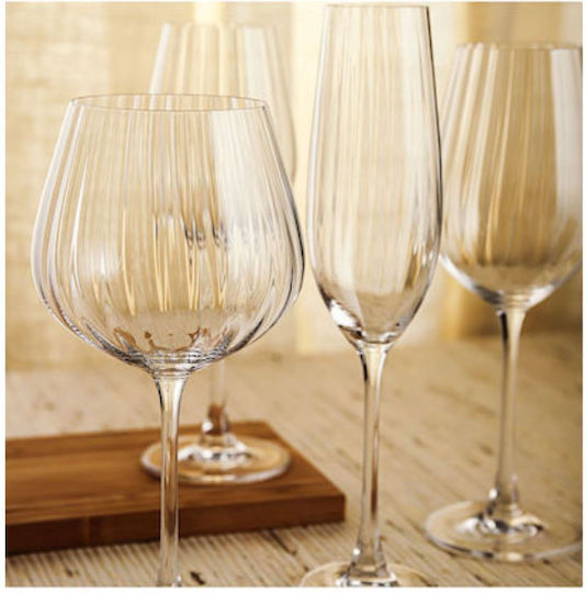 Crystalite Bohemia Set of Crystal Goblet Glasses 640ml 6 Pieces