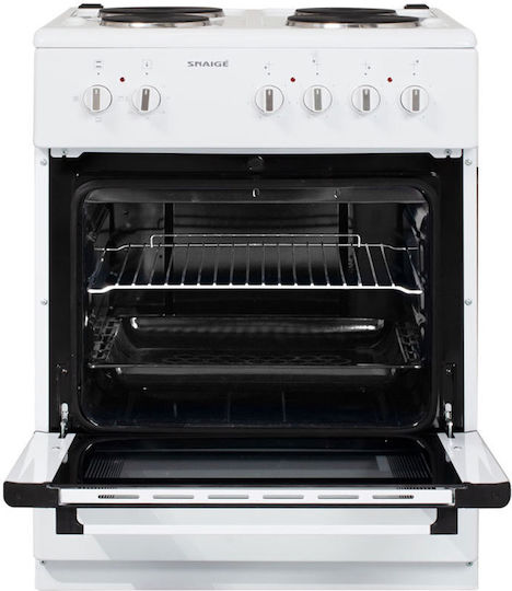 Snaige FF6304 Herd 64Es mit Emailkochfeldern B60cm. White