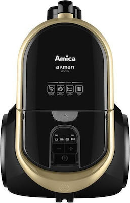 Amica Vacuum Cleaner 800W Bagless 2.5lt Black