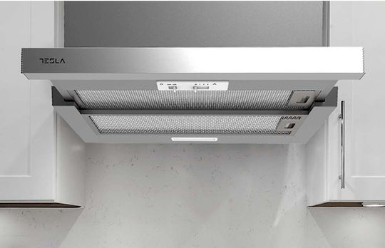Tesla Συρόμενος Απορροφητήρας 60cm Inox