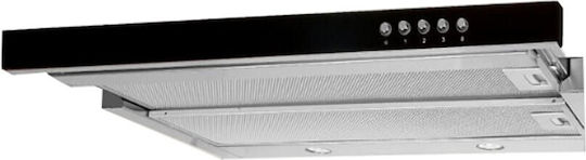 Akpo Sliding Vent Hood 60cm Black