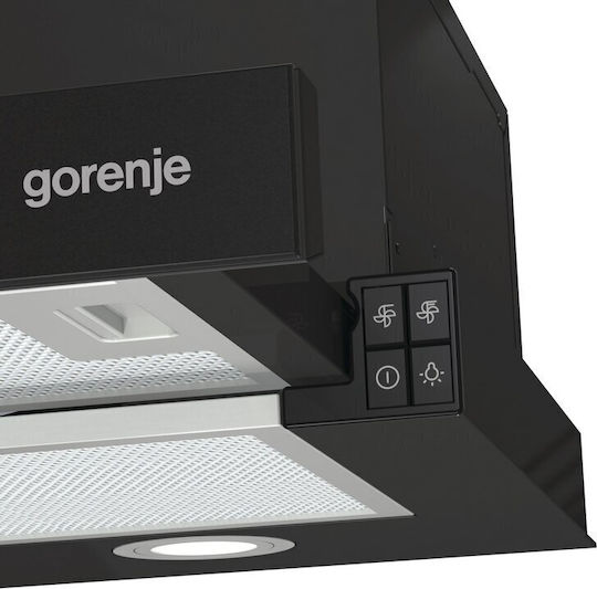 Gorenje TH62E4BG Συρόμενος Απορροφητήρας 60cm Μαύρος