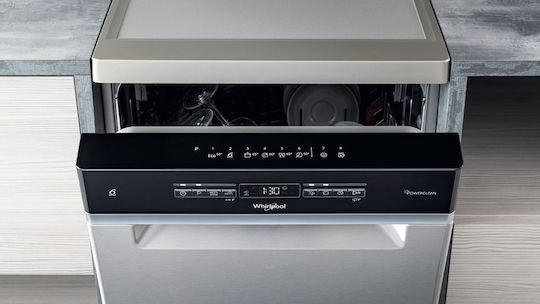 Whirlpool Ελεύθερο Πλυντήριο Πιάτων για 14 Σερβίτσια Π60xY85εκ. Inox