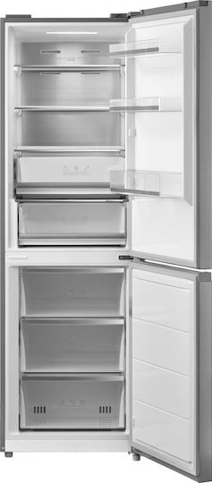 Tesla Combină frigorifică 378lt NoFrost Î201xL59.5xA66cm. Inox RC3800FMX