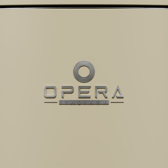 Opera Italiana Kühlschränke Kühl-Gefrierkombination 472Es Total NoFrost H191.5xB71xT76cm. Beige OFRMC70C