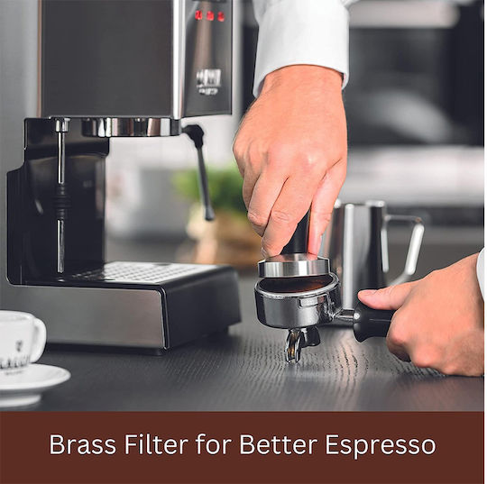 Gaggia Classic 2018/19 SB SS Μηχανή Espresso 1300W Πίεσης 15bar Ασημί