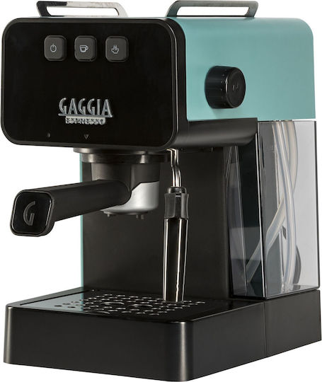 Gaggia Style Automatic Espresso Machine 1900W Pressure 15bar Green