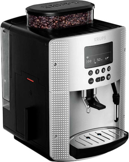 Krups Automat de Espresso 1450W Presiune 15bar Argintie EA815E70
