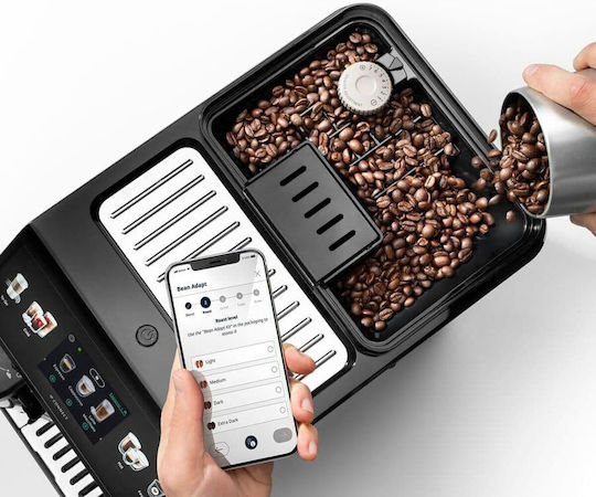 De'Longhi Eletta Explore Automatic Espresso Coffee Machine 1450W Pressure 15bar with Grinder Silver ECAM 450.65.S