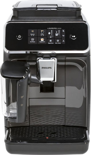 Philips Series 2300 Automatic Espresso Machine 1500W Pressure 15bar for Cappuccino with Grinder Black