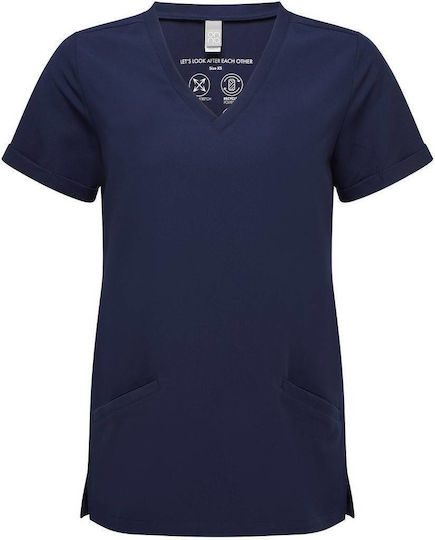 Premier Γυναικεία Ιατρική Μπλούζα Navy Μπλε