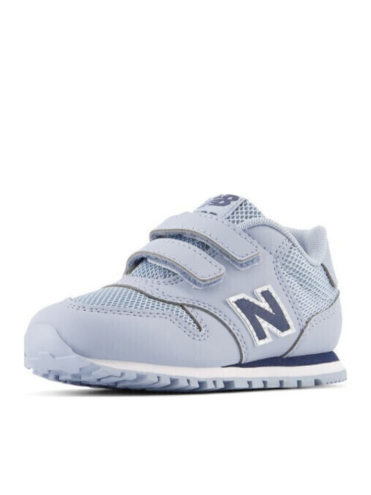 Kinder Sneakers mit Klettverschluss Hellblau