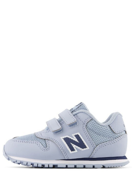 Kinder Sneakers mit Klettverschluss Hellblau