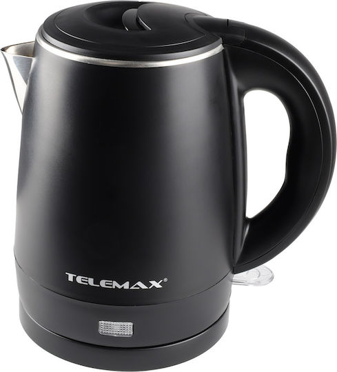 Telemax ZOS-136 Reisekessel 1Es 1300W Schwarz
