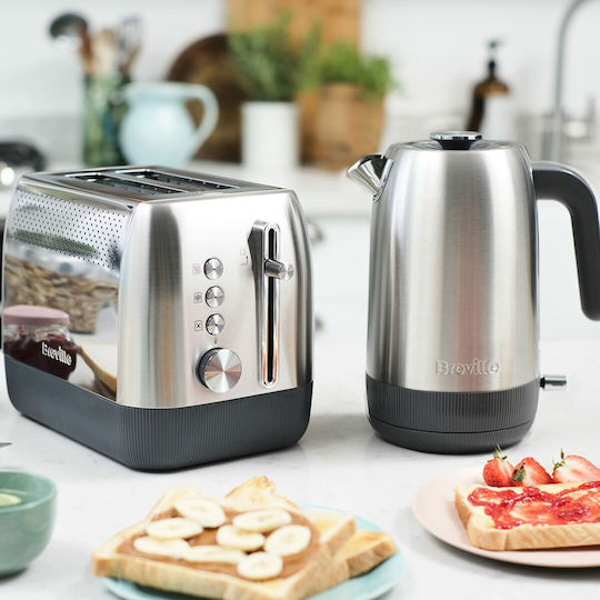 Breville Βραστήρας 1.7lt 2400W Γκρι