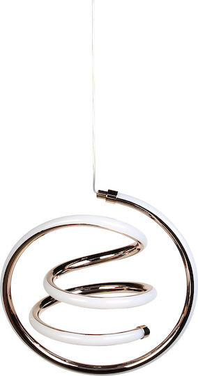 Globobox LED Κρεμαστό Φωτιστικό Χρυσό 25x17x25εκ. Globobox LED Κρεμαστό Φωτιστικό Χρυσό 25x17x25εκ.