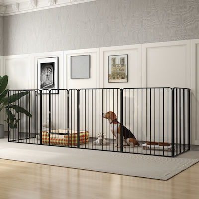 Pawhut Dog Divider Black