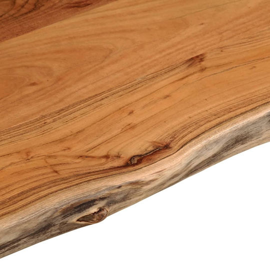 vidaXL Waschtisch ohne Waschbecken L100xB60xH2.5cm Acacia