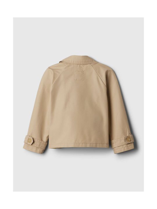 GAP Jachetă pentru copii Scurt Wicker Beige