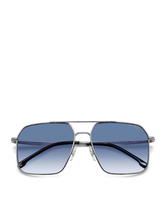 Carrera Men's Sunglasses with Silver Metallic Frame and Grey Gradient Lenses 333/S 6LB/08