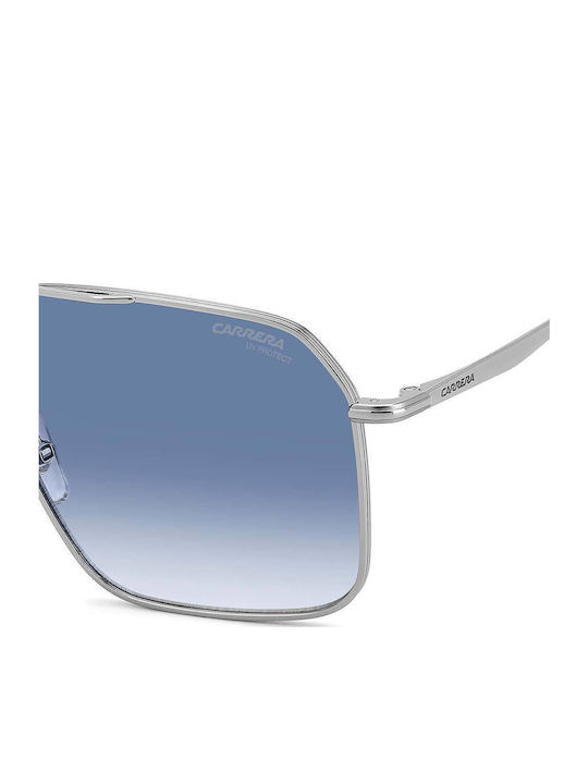 Carrera Men's Sunglasses with Silver Metallic Frame and Grey Gradient Lenses 333/S 6LB/08