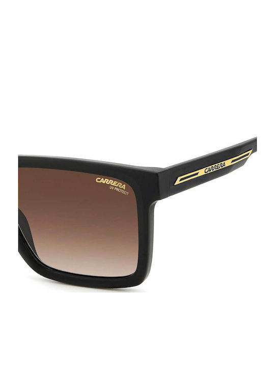 Carrera Men's Sunglasses With Black Horn-Rimmed Frame And Grey Gradient Lens 02/S 003/86