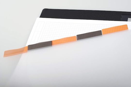 Rhodia Σημειωματάριο A5 80 Φύλλων με Λευκές Σελίδες Μαύρο